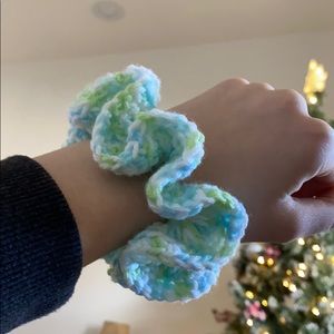 Handmade crochet scrunchie!